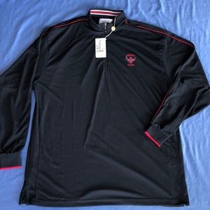 Black golf pullover